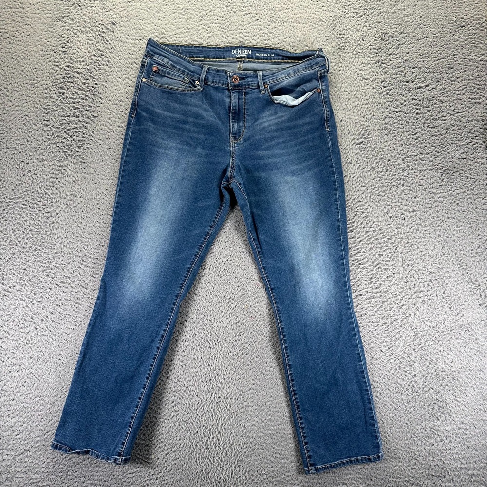 Denizen From Levi's Jeans Womens 16 Blue‎ Cotton Denim Straight Slim Workwear